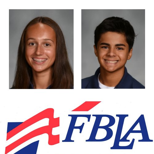 Amber & Lucas Place at FBLA Competition